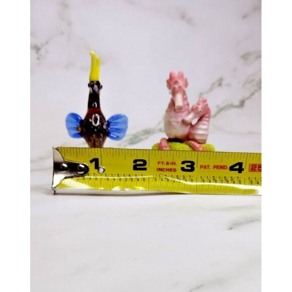 Mini Seahorse Figurines Nautical Statue Art Glass Resin 3" Sea Decor  Lot of 2 - Picture 8 of 10